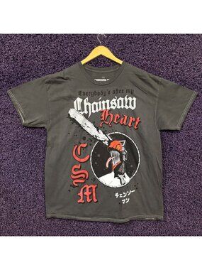 Chainsaw Man Everyone After My Chainsaw Heart CSM T-Shirt L